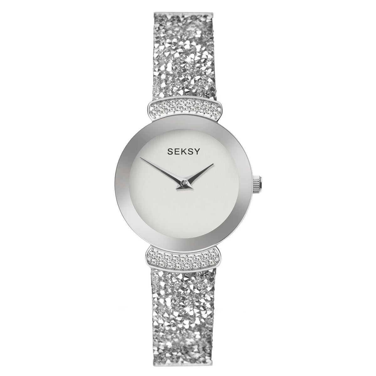 Silver hot sale seksy watch