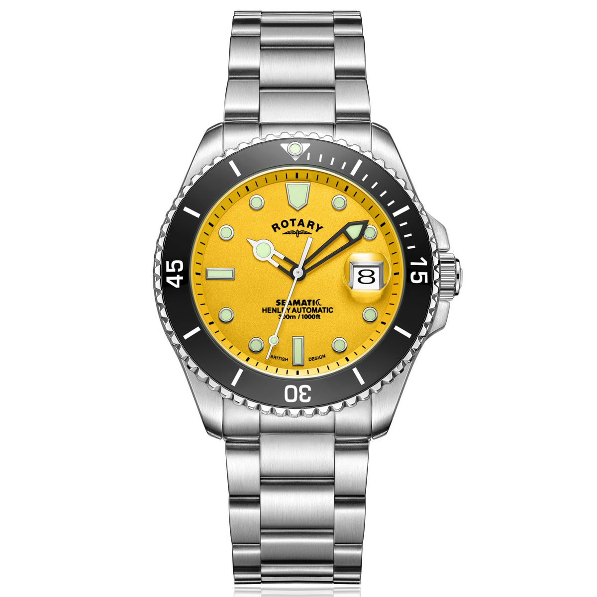 Yellow face watch discount mens