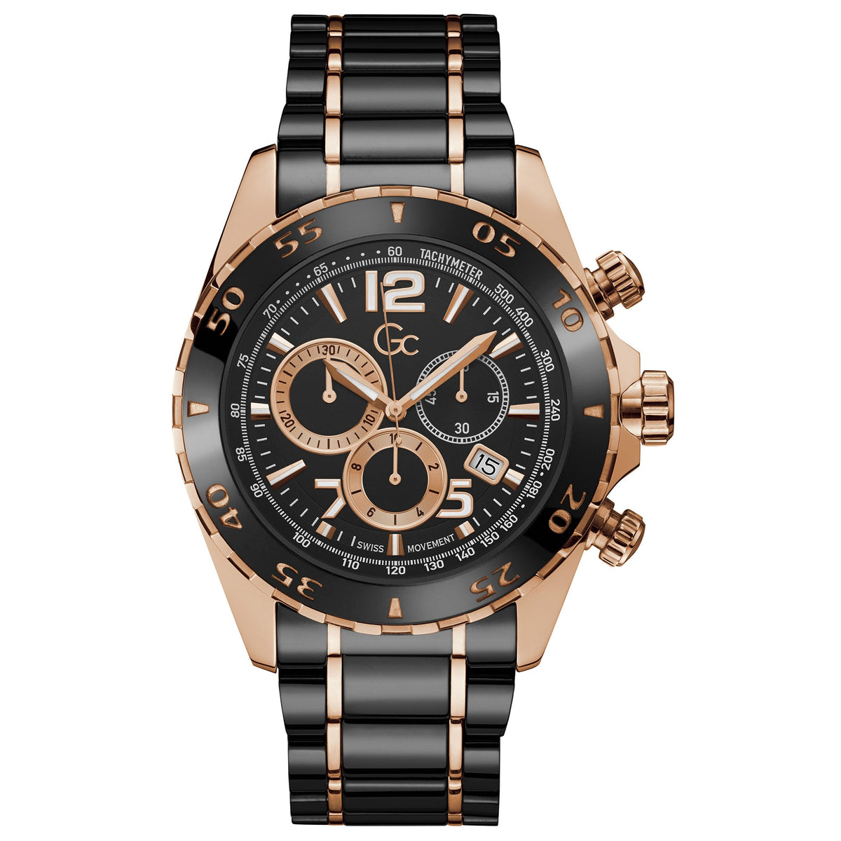 GC Sportracer Men's Black Watch Y02014G2MF from WatchPilot™