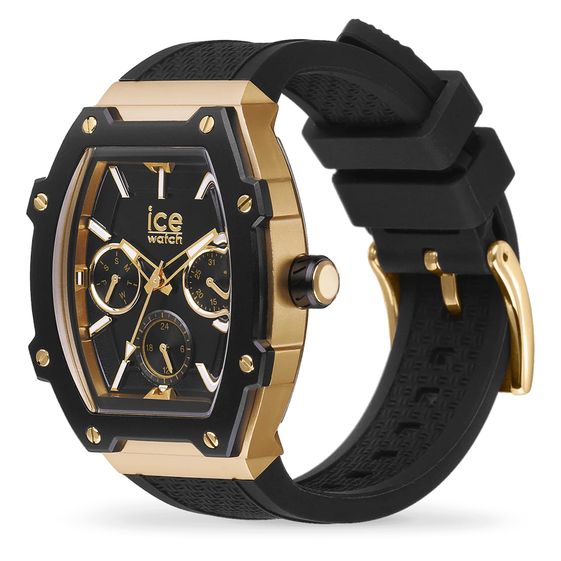 ICE Boliday Ladies Black Gold Watch 022865