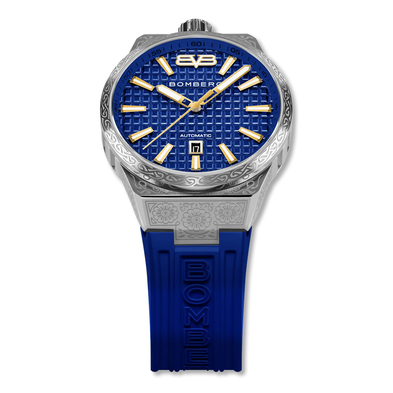 Bomberg Men's Majestic Blue Automatic Watch BF43ASS.12-7.12