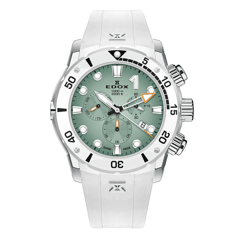 Edox Men's Watch CO-1 Chronograph Green 10242-TINBN-VIDNO