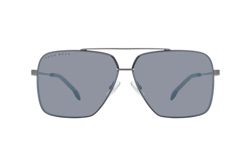 Boss by BOSS Men's Sunglasses Square Browline Grey 1325/S KJ1 T4 62