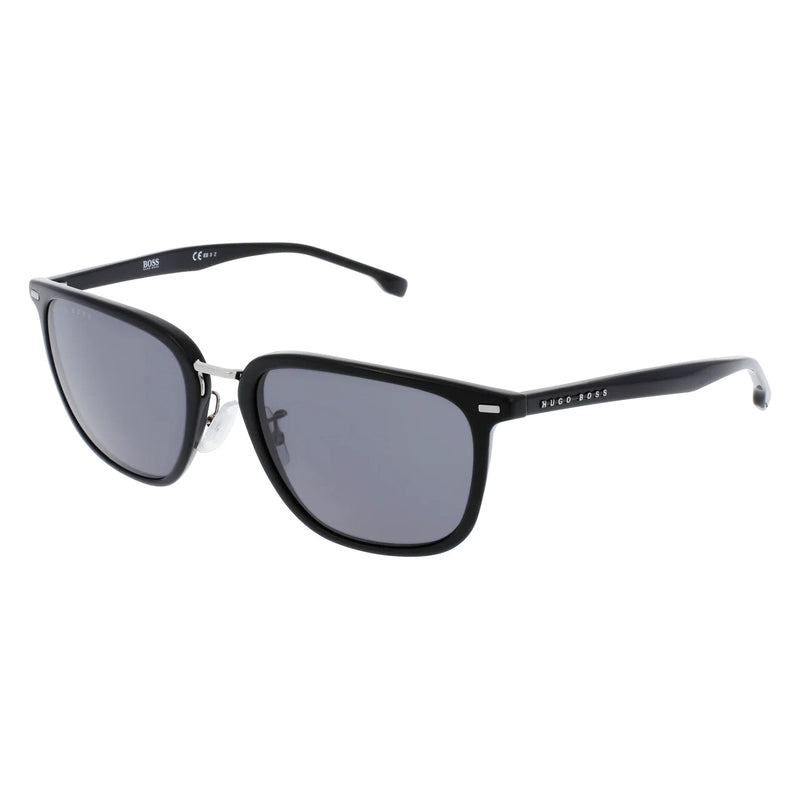 Boss by BOSS Men's Sunglasses Classic Square Black/Grey 1340/F/SK 284 M9