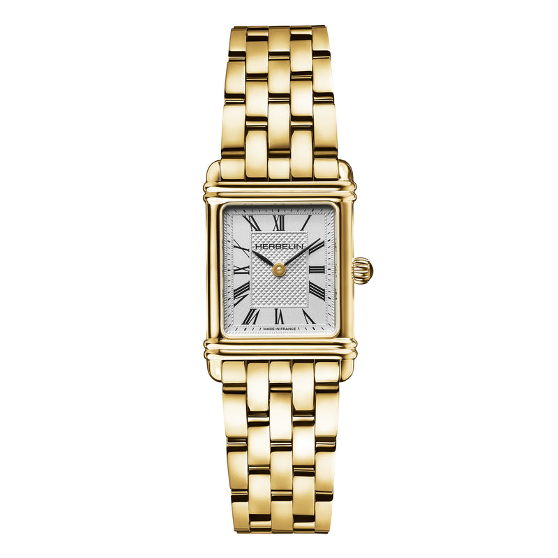 Herbelin Art Deco Ladies Gold Watch 17478BP08