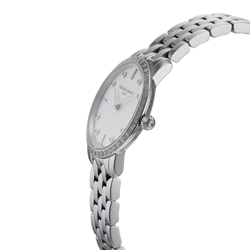 Frederique Constant Ladies Watch Slimline White Diamond FC-200STDSD6B