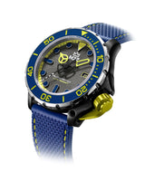 M2Z 200-006B Men's Diver 200 Blue/Yellow Watch