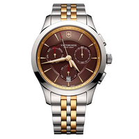 Victorinox Men's Watch Alliance Chrono Brown Two-Tone 249116