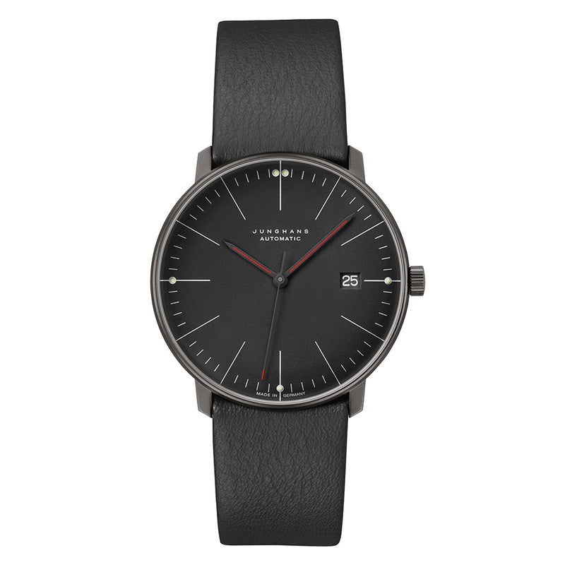 Junghans Max Bill Automatic Bauhaus Men's Black Watch 27/4308.02