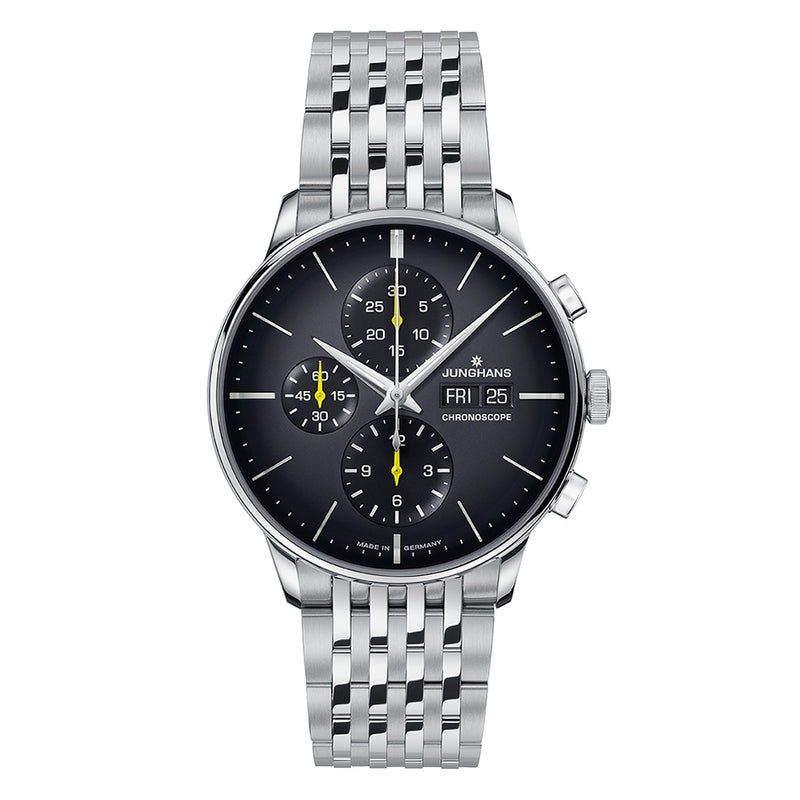 Junghans Meister Chronoscope Men's Black Watch 27/4429.47