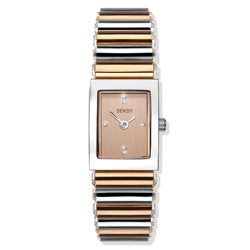 Sekonda 2867 Ladies Silver Rose Gold Seksy Watch