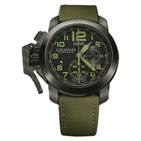 Graham Chronofighter Oversize Green Black Watch 2CCAU.G01A.T15N