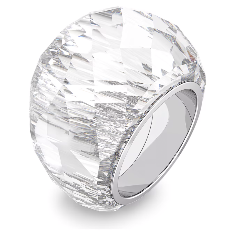 Swarovski Nirvana Ring Silver Tone Stainless Steel