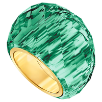 Swarovski Nirvana Ring Green Gold-Tone Finish