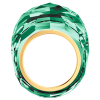 Swarovski Nirvana Ring Green Gold-Tone Finish