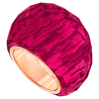 Swarovski Nirvana Ring Red Rose Gold-Tone Finish