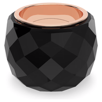 Swarovski Nirvana Ring Black Rose-Tone Finish