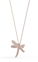 Swarovski Eternal Flower Rose Gold Necklace 5524856