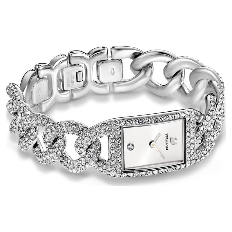 Swarovski Cocktail Crystal Silver Ladies Watch 5547617