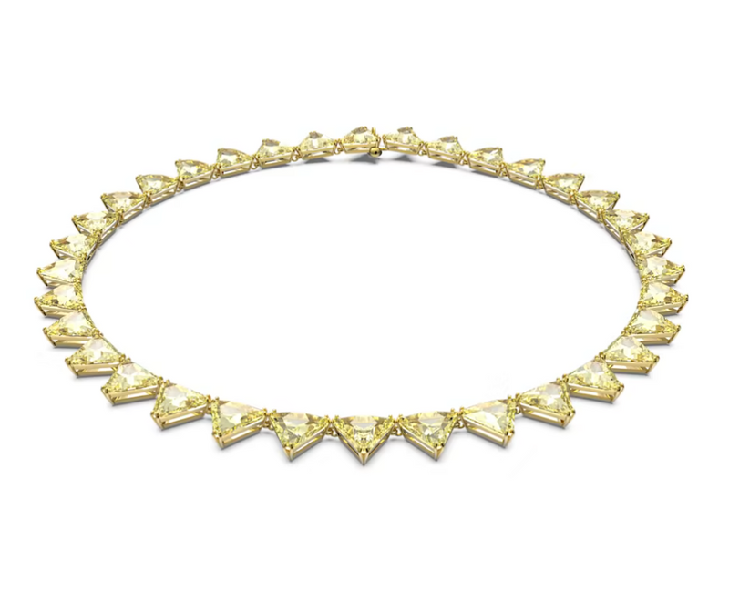 Swarovski Ortyx Yellow Triangle Necklace 5599487