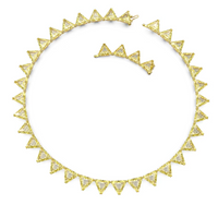 Swarovski Ortyx Yellow Triangle Necklace 5599487