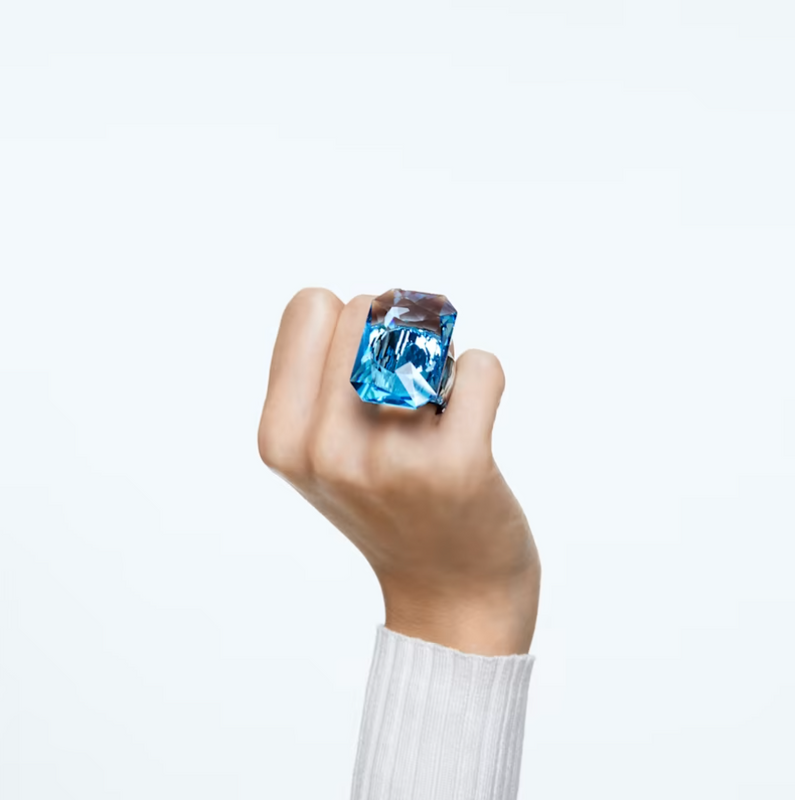 Swarovski Lucent Cocktail Ring Aqua 5607355