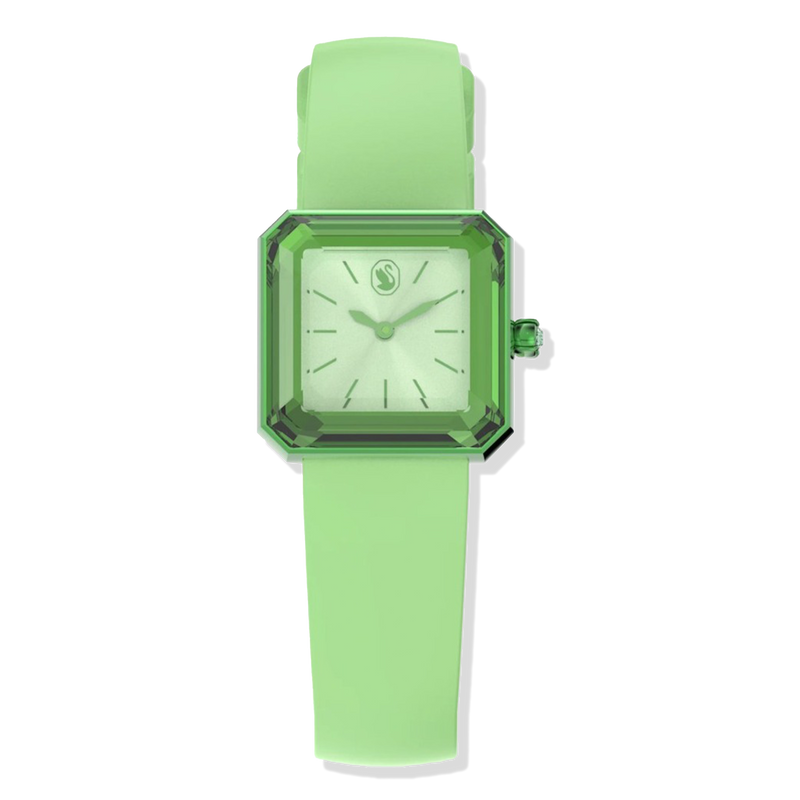 Swarovski Watch Lucent with Silicone Strap Green 5624379