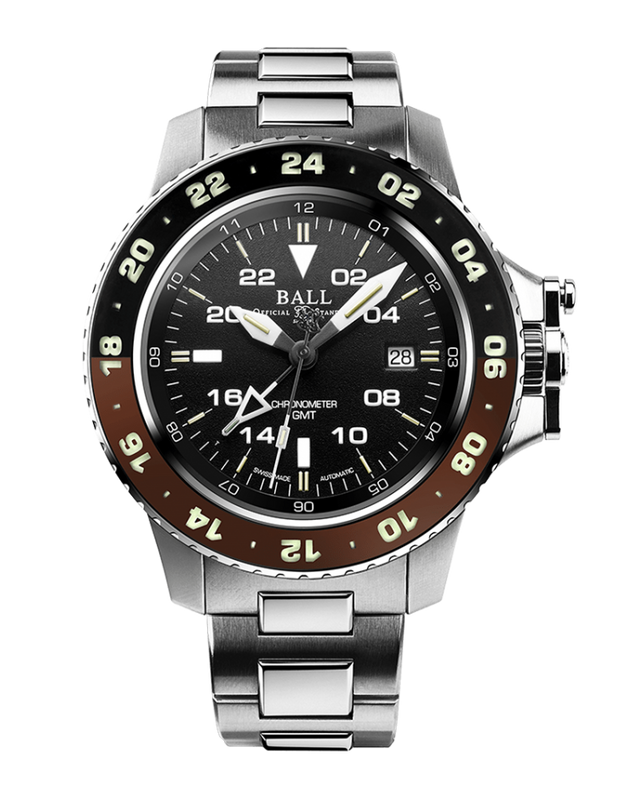 Ball Men's Watch Engineer Hydrocarbon AeroGMT II Black DG2018C-S12C-BK