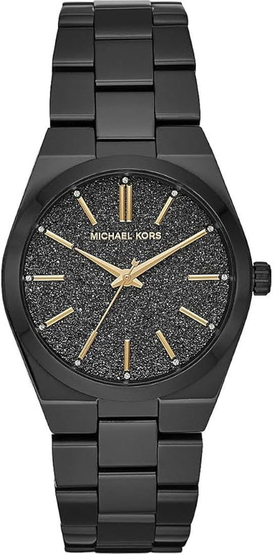 Michael Kors Ladies Watch Channing 36mm Black MK6625