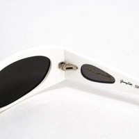 Jeremy Scott Unisex Oval White Grey Sunglasses 6JSSKATERWHITE