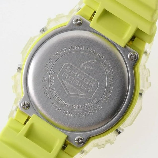 Casio G-Shock Ladies Yellow Watch DW-5600GL-9ER