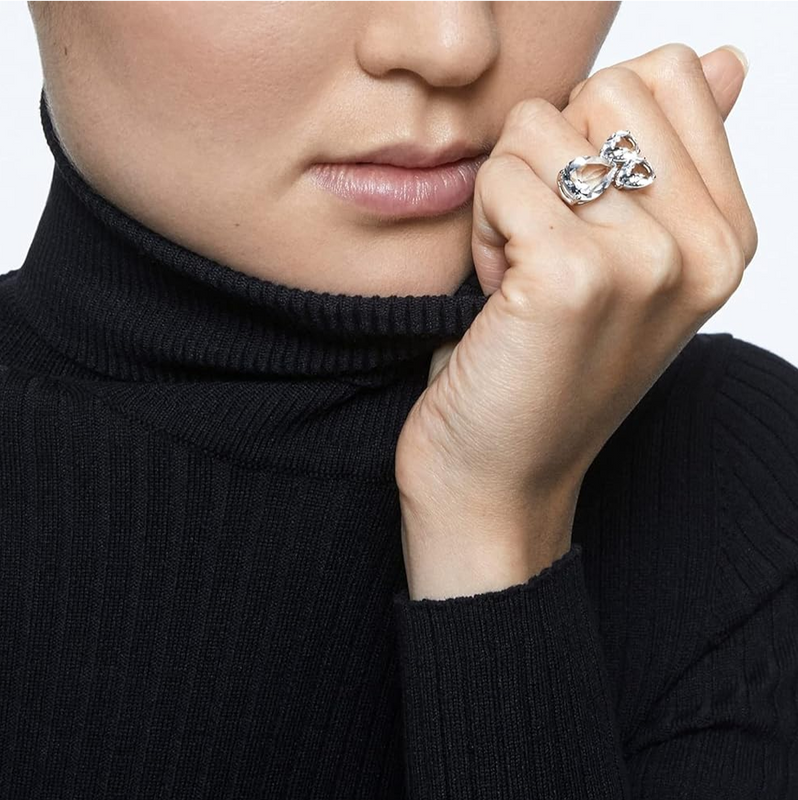 Swarovski Millenia Pear Cut Cocktail Ring