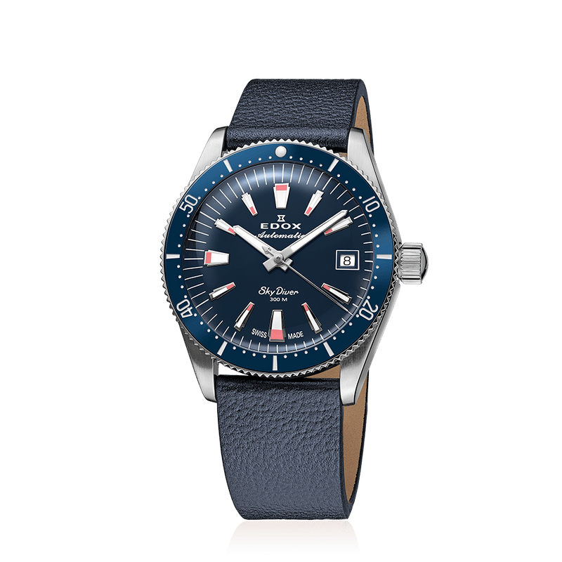 Edox Skydiver Special Edition Watch Blue 80131-3BUC-BUICO