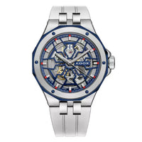 Edox Delfin Mecano Men's Blue Watch 85303-357BUCAB-BUIRB