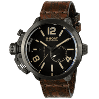 U-Boat Men's Watch Capsule Limited Edition 50mm Black Brown  8805