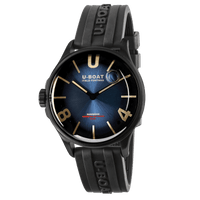 U-Boat Watch Darkmoon 40 Blue Soleil Black PVD 9020/B