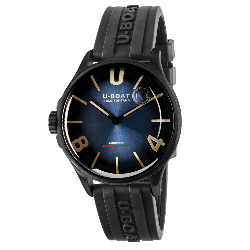 U-Boat Watch Darkmoon 40 Blue Soleil Black PVD 9020/B