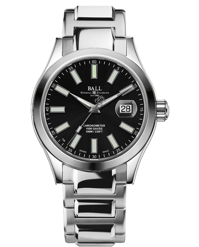Ball Men's Watch Engineer III Marvelight Chronometer Black NM9026C-S6CJ-BK