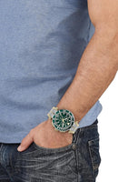 Versace Men's Watch 45mm Greca Chronograph Green VE3L00422