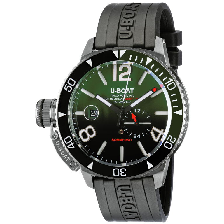 U-Boat Diver Watch Automatic Sommerso Ceramic Green 9520