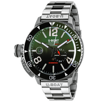 U-Boat Diver Watch Automatic Sommerso Ceramic Green MT 9520/MT