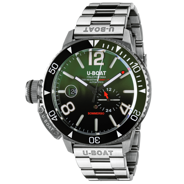 U-Boat Diver Watch Automatic Sommerso Ceramic Green MT 9520/MT