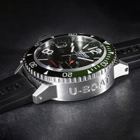 U-Boat Diver Watch Automatic Sommerso Ceramic Green 9520