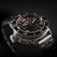 U-Boat Diver Watch Automatic Sommerso Ceramic Bordeaux MT 9521/MT