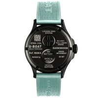 U-Boat Watch Darkmoon 44 Aquamarine Curve Black PVD 9526/A