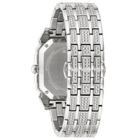 Bulova Crystal Men's Octava Silver Watch 96A285