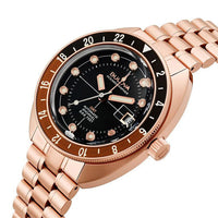 Bulova Oceanographer Automatic Men's Rose Gold Watch 97B215