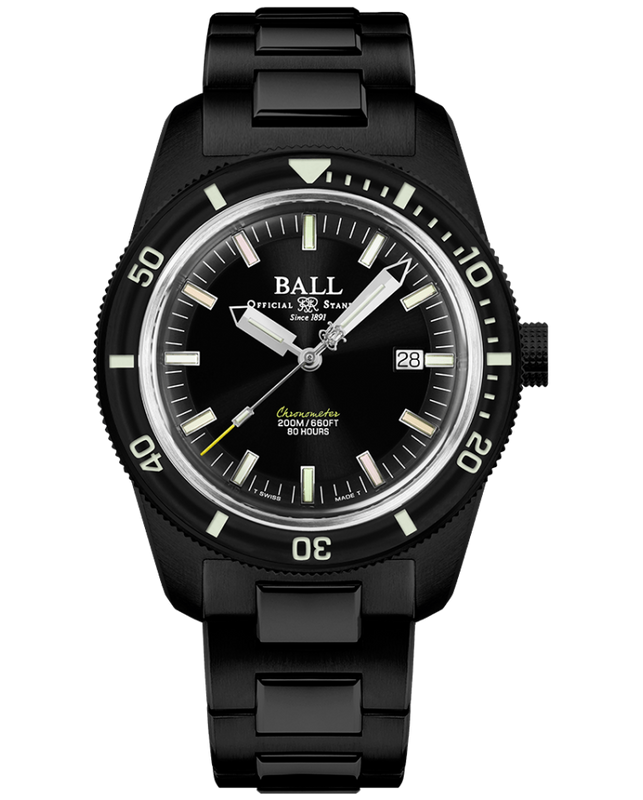 Ball Men's Watch Engineer II M Skindiver Heritage Black DD3208B-S2C-BKR