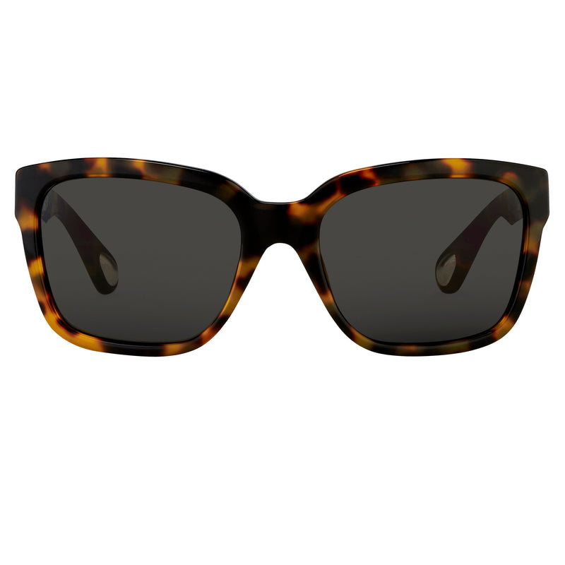 Ann Demeulemeester Sunglasses D-Frame Tortoise Shell Tone and Grey