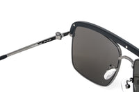 Alexander McQueen Men's Sunglasses Browline Grey/Black AM0258S-002 59